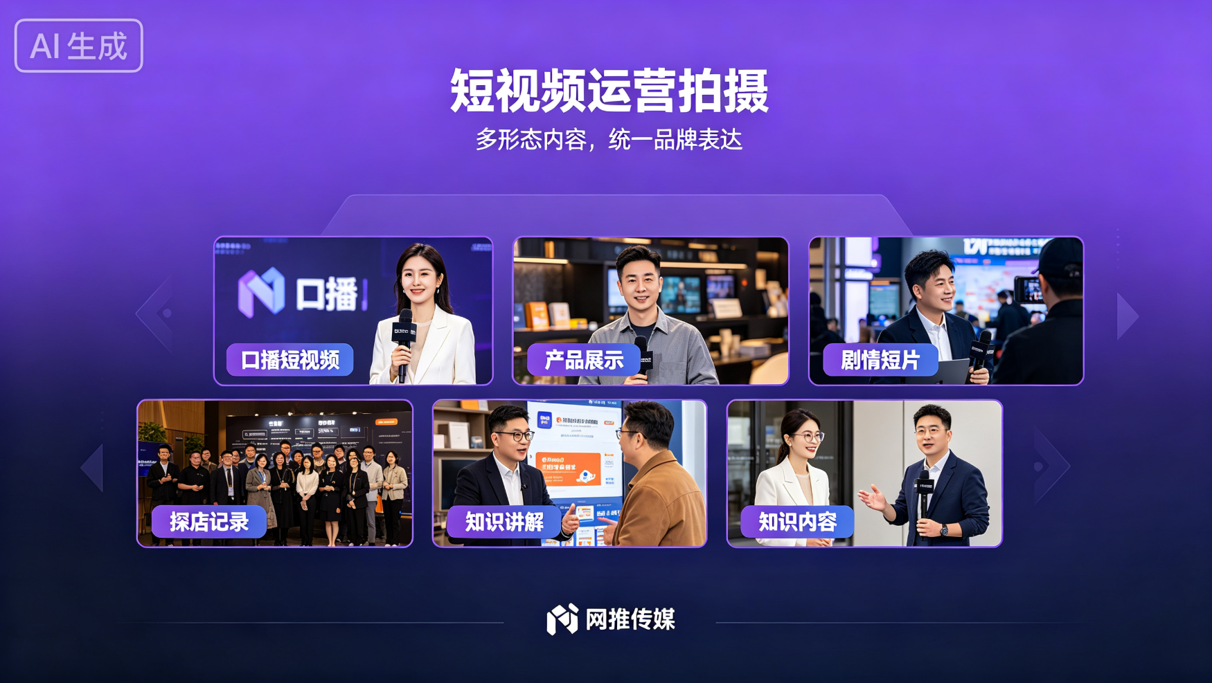 短视频运营宣传图